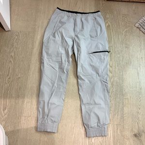 Gray joggers